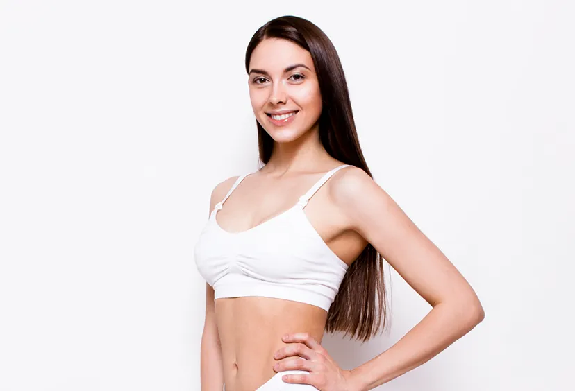young woman posing with her hand on her hip